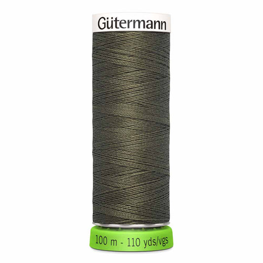 Gütermann rPet (100% Recycled) Sew-All Thread 100m - Col. 676 - Military Green