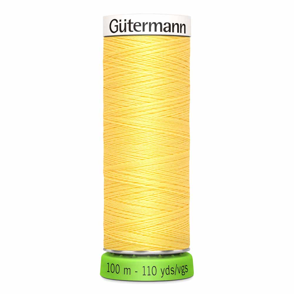 Gütermann rPet (100% Recycled) Sew-All Thread 100m - Col. 852 - Lemon Peel
