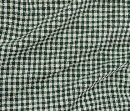 Organic Yarn Dyed Cotton - Pine Gingham