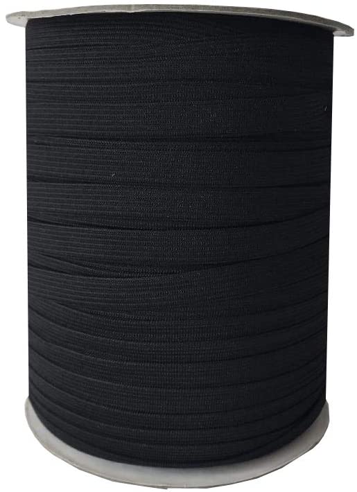13mm Soft Knitted Elastic - Black