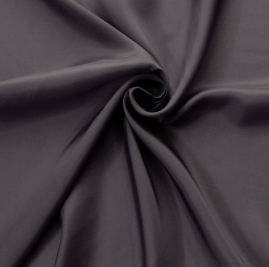 Charcoal Gray Bemberg Lining Cupro Rayon Fabric