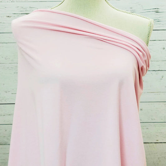 Bamboo Cotton Sweatshirt Fleece - Light Pink