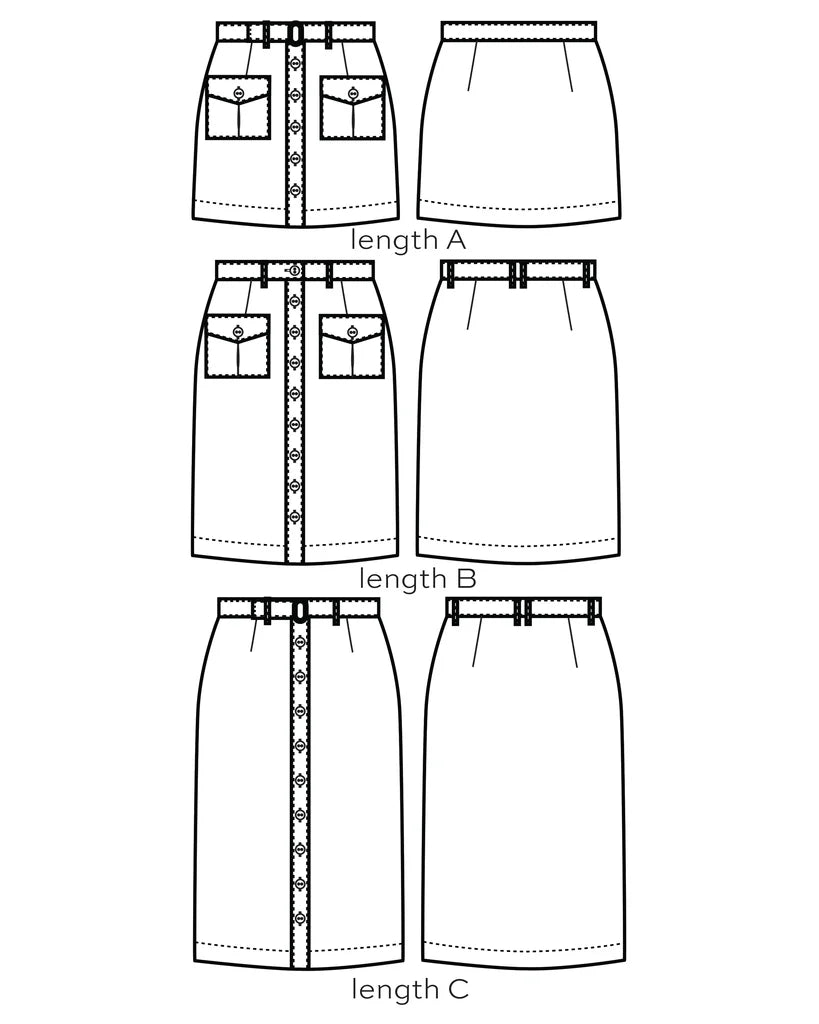 Blair Skirt - 14- 32 - By True Bias Patterns