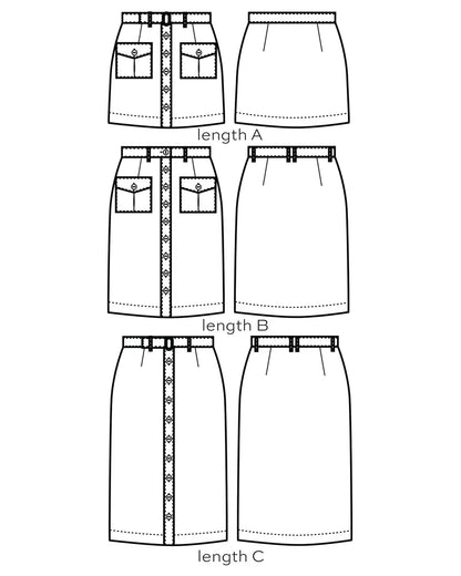 Blair Skirt - 14- 32 - By True Bias Patterns