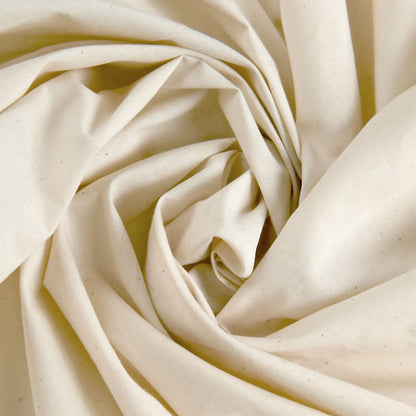 Aurora Muslin - Natural Undyed Combed Cotton Muslin Fabric
