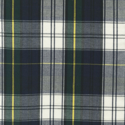 House of Wales Plaid - Blue -  Cotton Fabric