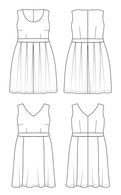 Upton Dress  - sizes 12-32  - By Cashmerette