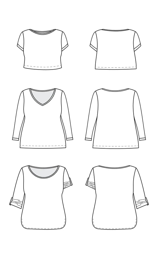 Concord T-Shirt - sizes 12-32  - By Cashmerette