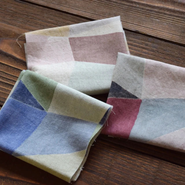 Pathway by Bookhou - Shapes - 2A - Cotton Linen Fabric