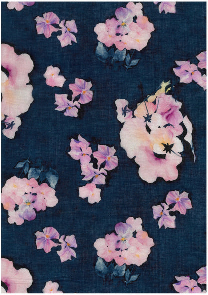 Yui - Viola - 1A - Cotton Linen Poplin