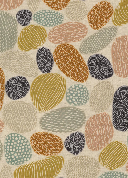 Pathway by Bookhou - Stones - 1C - Cotton Linen Fabric