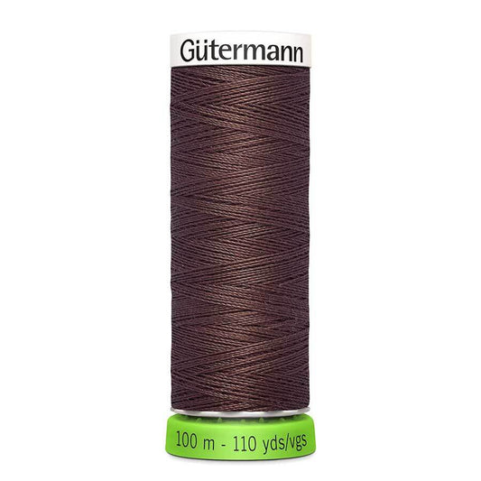 Gütermann rPet (100% Recycled) Sew-All Thread 100m - Col. 446 - Saddle Brown