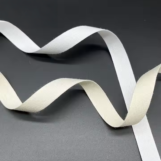 10mm (3/8") 100% Cotton Star Tape - Natural
