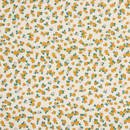 Linen Jersey - Floral - Digital Print on Unbleached Natural