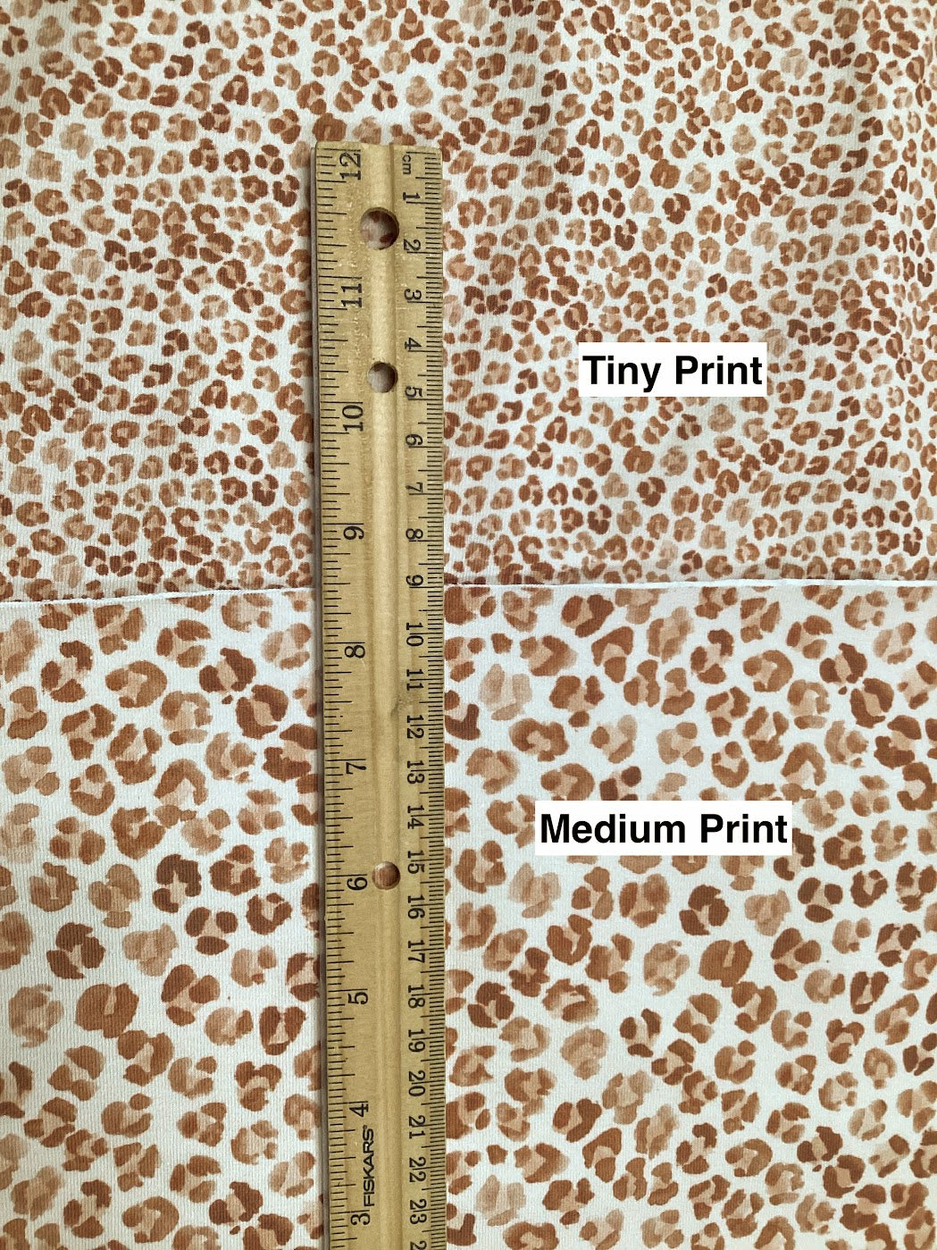 Leopard Spots - Medium - Sand - Cotton Jersey Knit