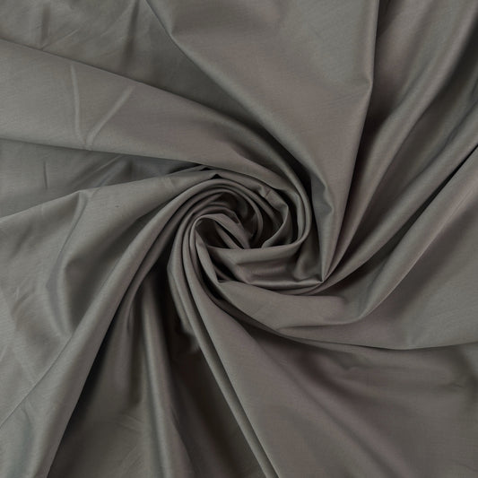 Organic Cotton Sateen - Grey