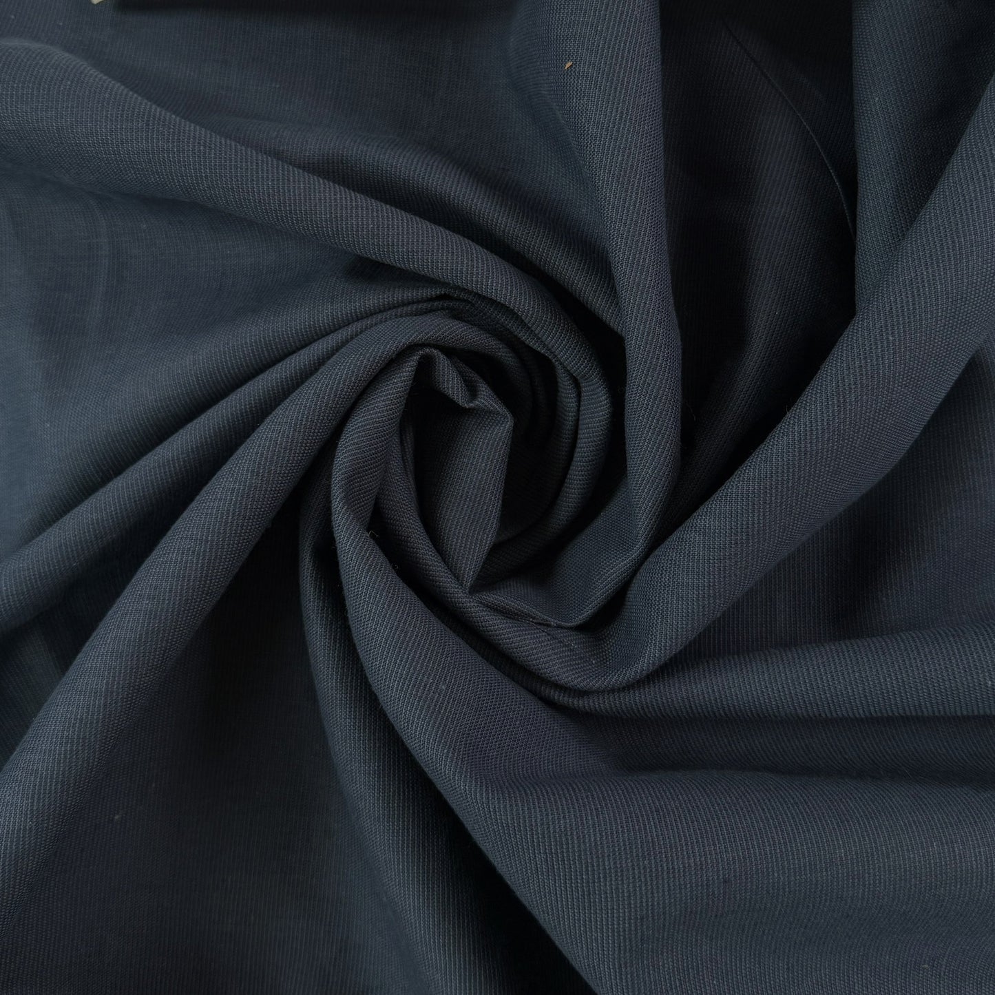 33" Remnant - Cotton Yarn Dyed Woven - Blue  - Film Studio Deadstock