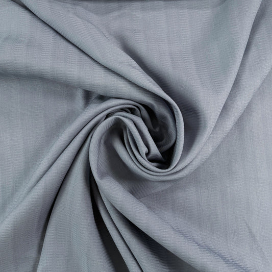 Tencel Linen Textured Woven - Dusty Blue