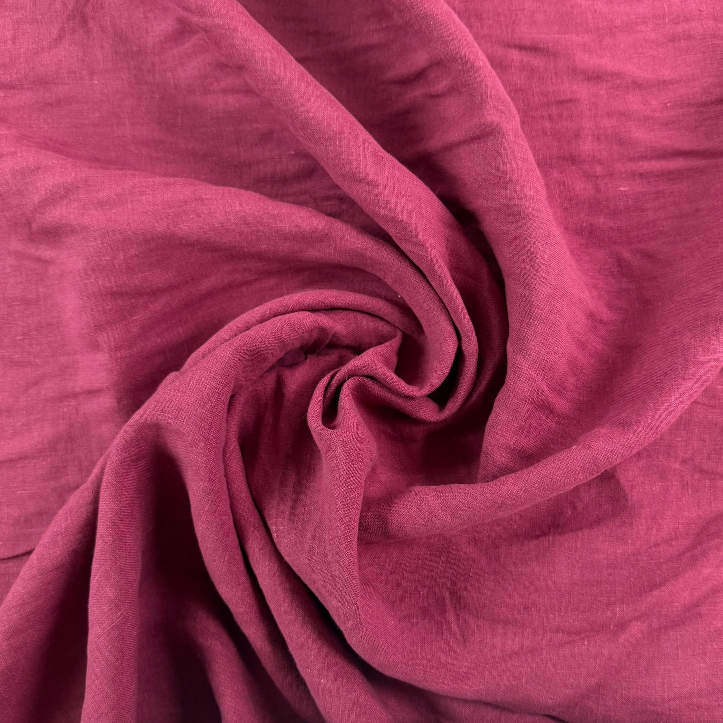 Stone Washed Linen - Dark Fuchsia