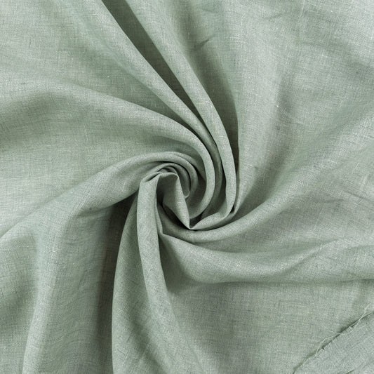 100% Linen - Heathered Robin's Egg