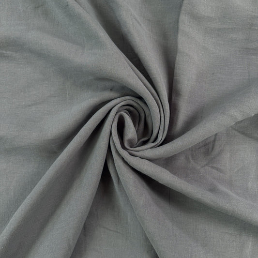 Stone Washed Linen - Grey