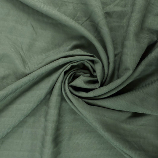 Tencel Linen Textured Woven - Sea Green