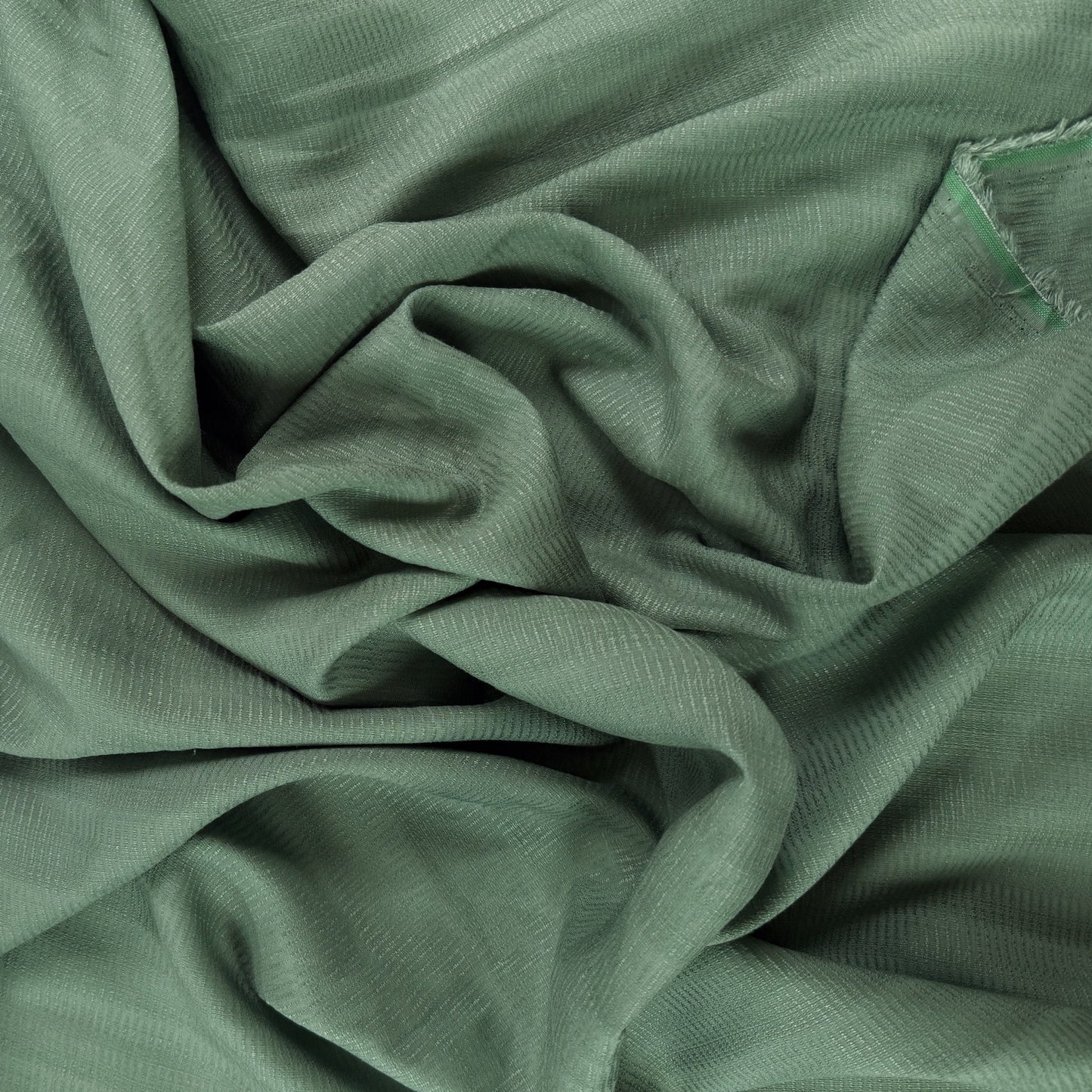Tencel Linen Textured Woven - Sea Green