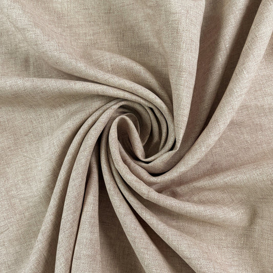 100% Linen - Heathered Rose Beige
