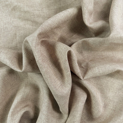 100% Linen - Heathered Rose Beige