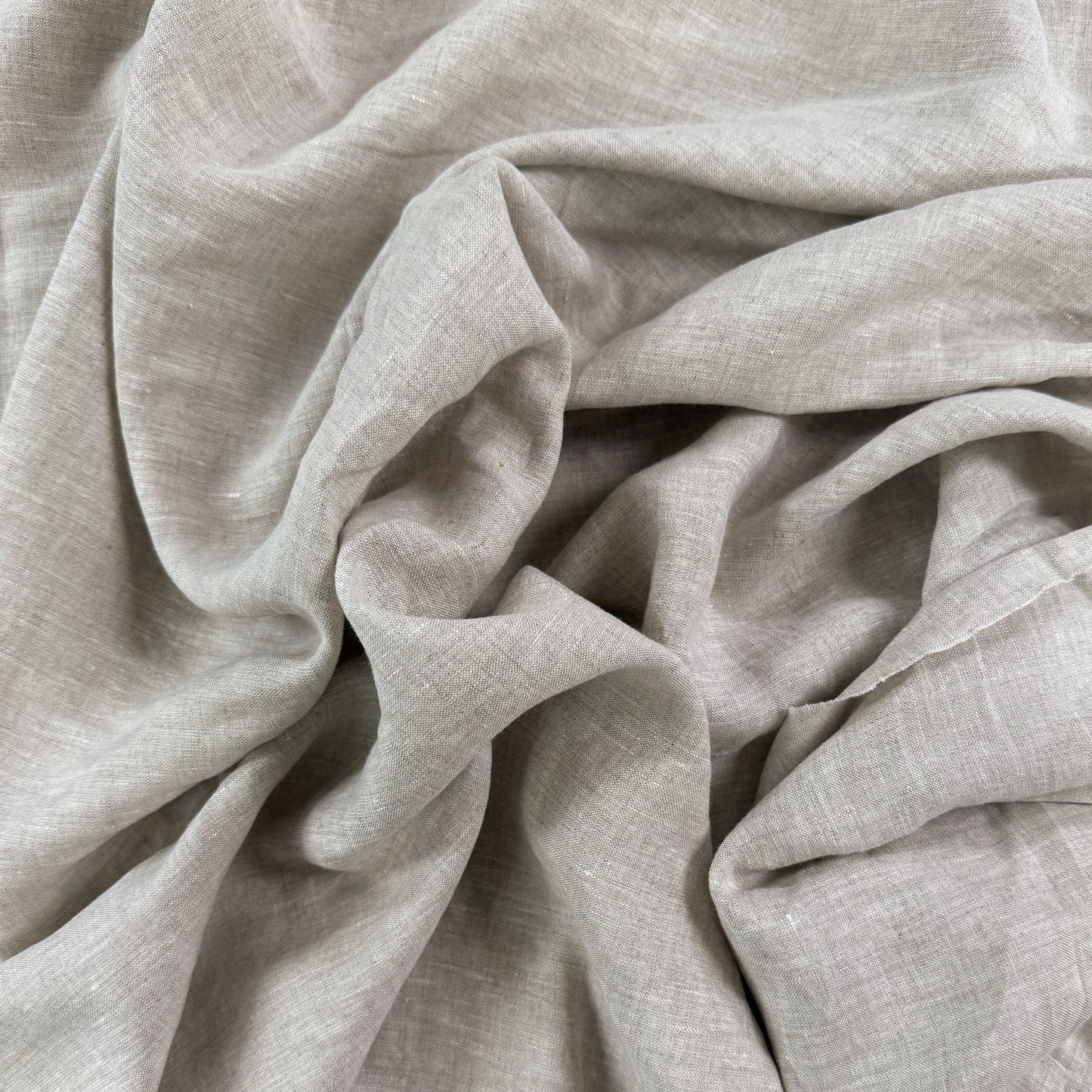 Stone Washed Linen - Natural