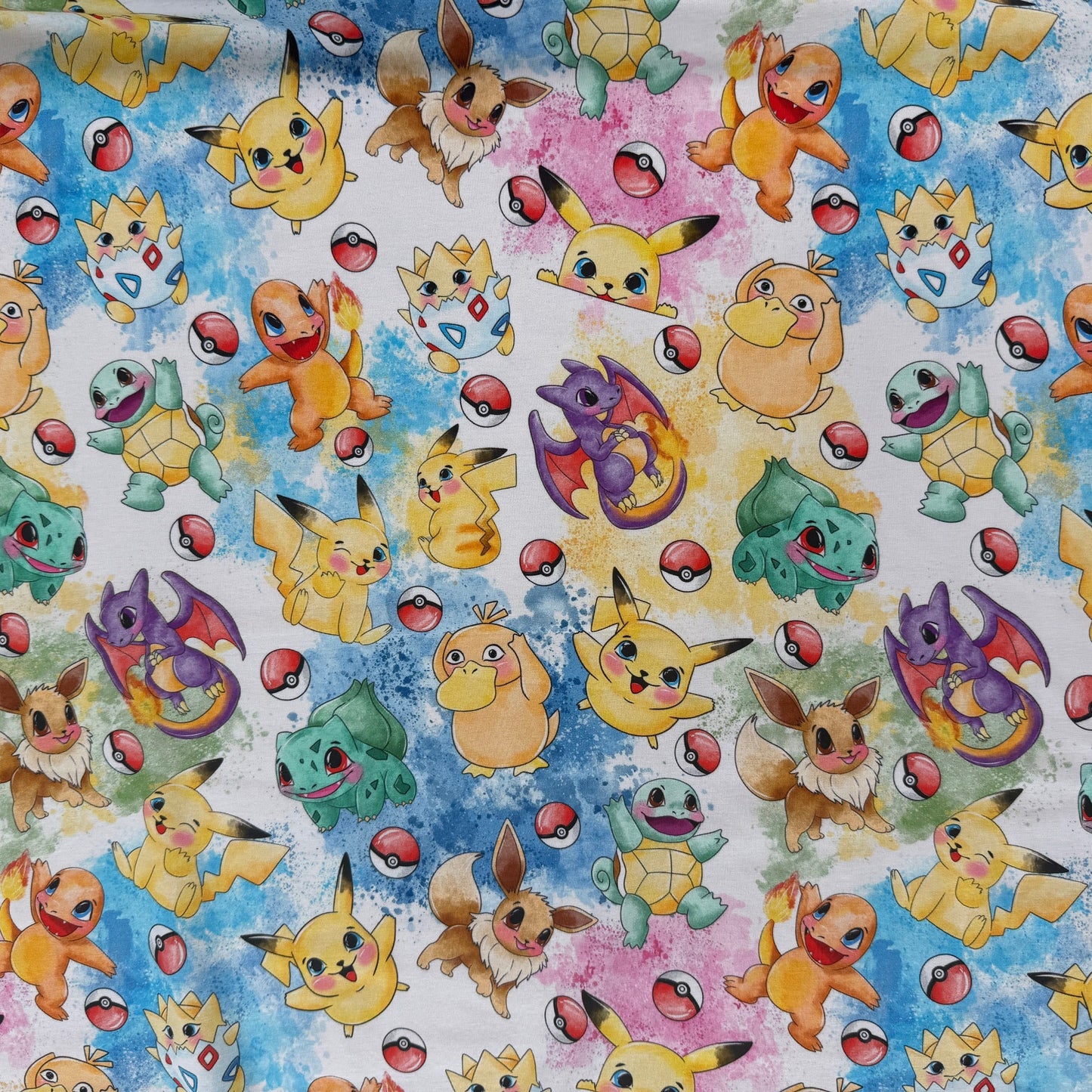 Cotton Jersey Knit - Pokemon