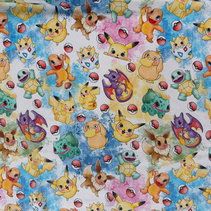 Cotton Jersey Knit - Pokemon