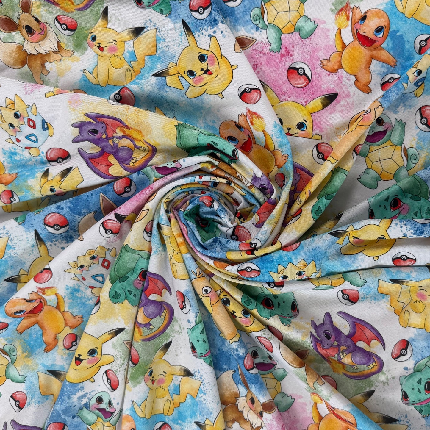 Cotton Jersey Knit - Pokemon