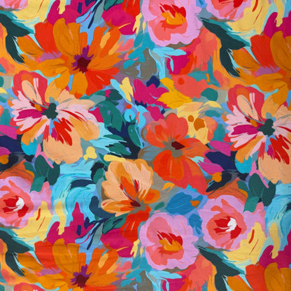 Cotton Jersey Knit - Floral