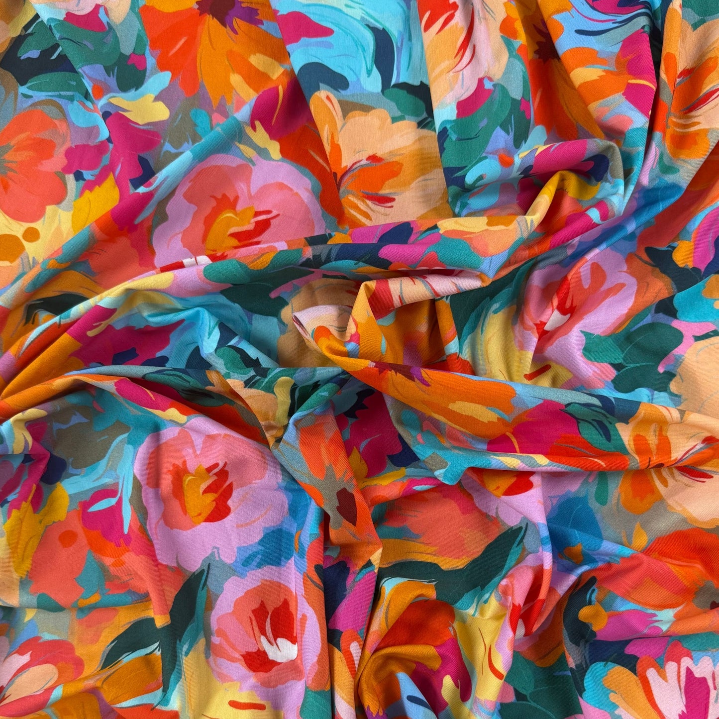 Cotton Jersey Knit - Floral