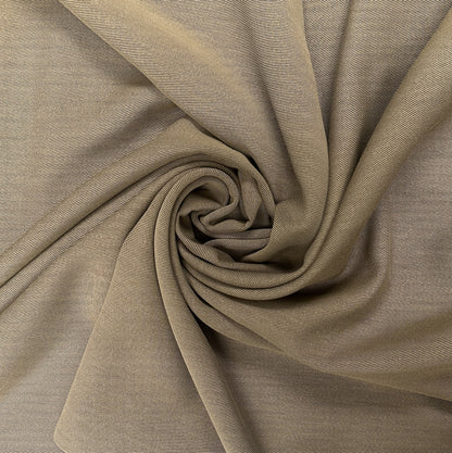 Viscose Twill Suiting - Beige - Deadstock