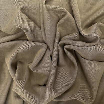 Viscose Twill Suiting - Beige - Deadstock