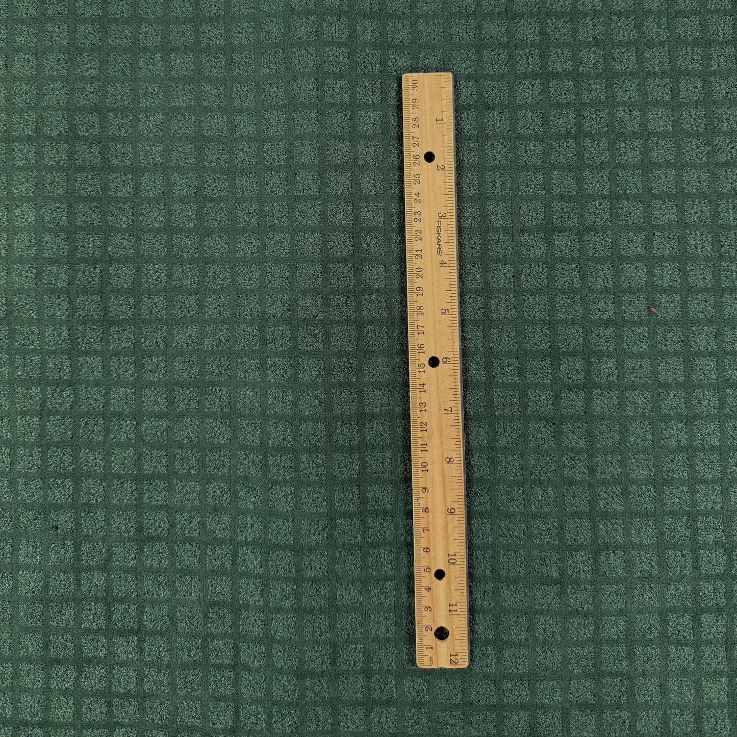 Polyester Velvet Upholstery Fabric  - Green - Film Studio Deadstock