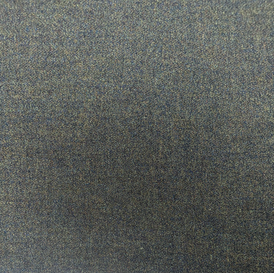 Blue Wool Tweed Coating Fabric - Deadstock