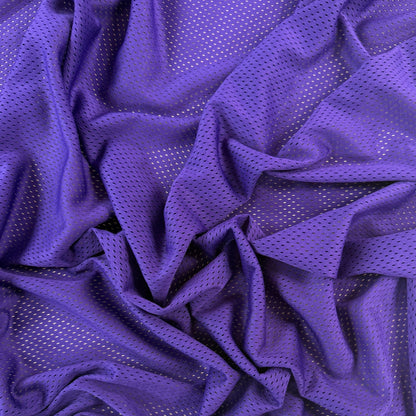 Polyester Tricot Sports Mesh - Purple - Local Deadstock