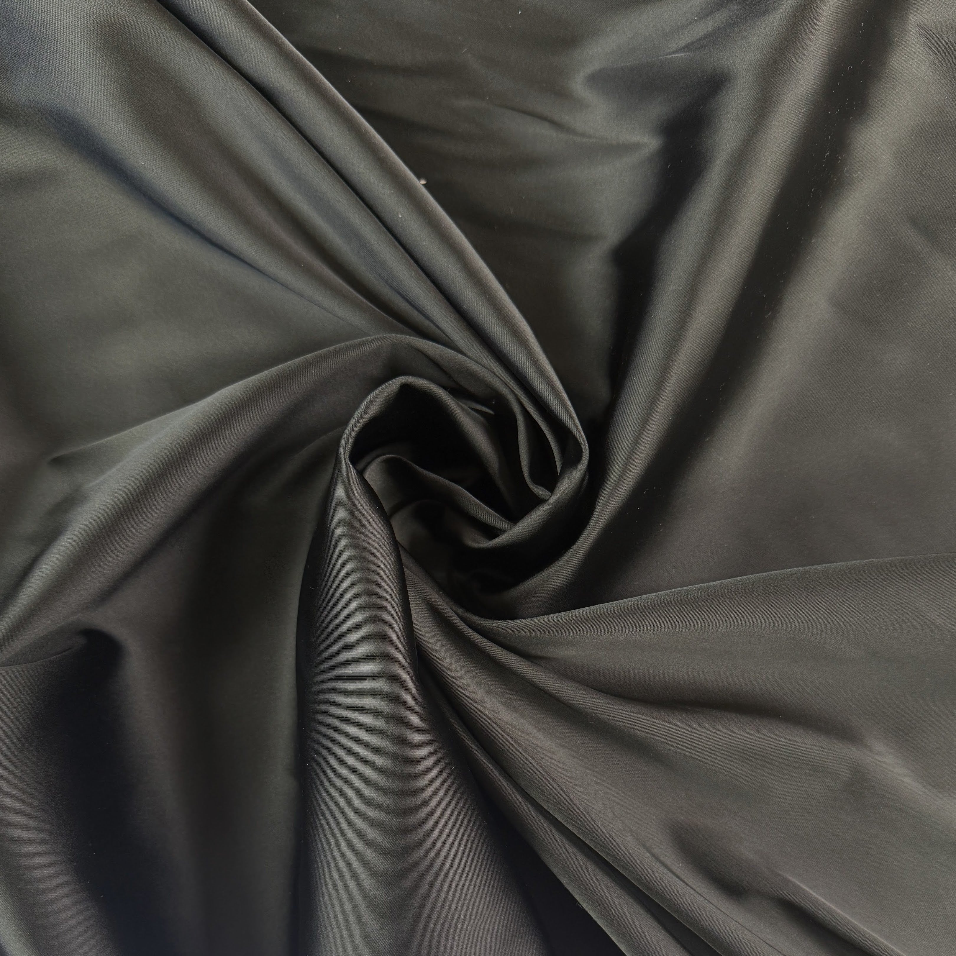 Heavy Acetate Stretch Satin - Black - Designer Deadstock – Riverside ...
