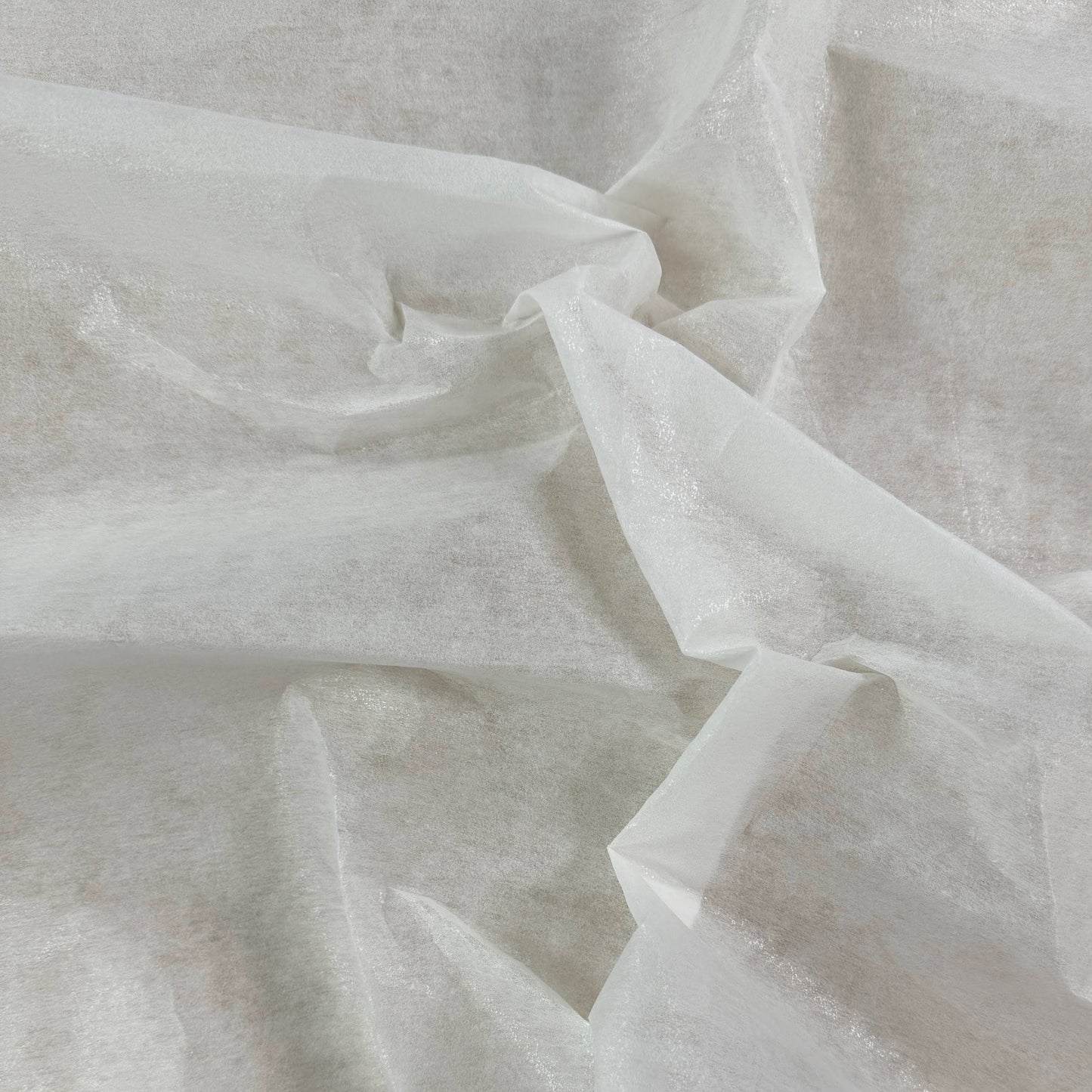 Lightweight Non Woven Fusible Interfacing - White - Film Studio Deadstock