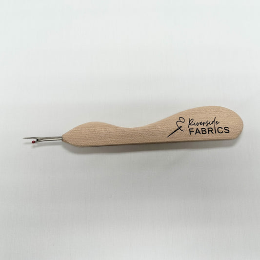 Solid Maple Wood Seam Ripper with Ruler - Handmade in Canada