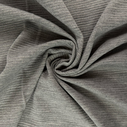 Wool Double Knit - Heathered Grey - Film Studio Deadstock