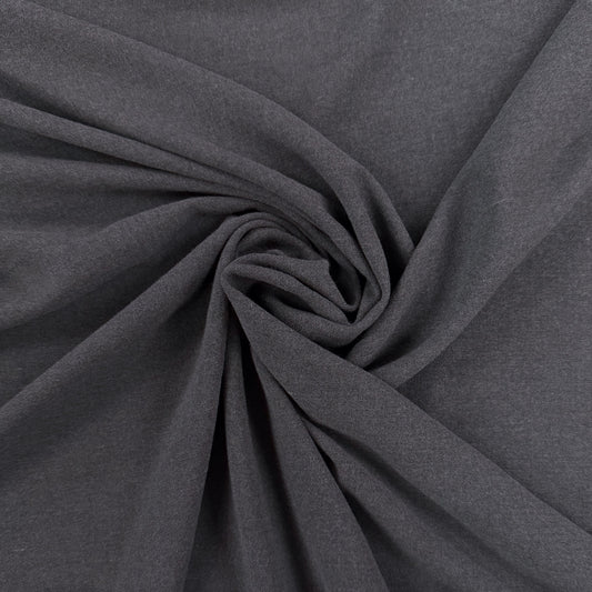 Acrylic Crepe - Charcoal - Film Studio Deadstock