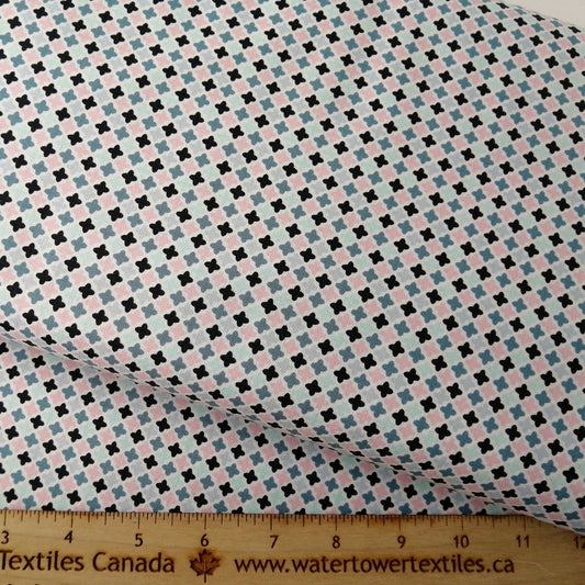 Woven Cotton Fabric - Floral Menagerie - Geo Multi