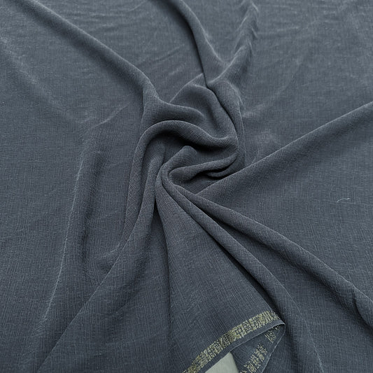Light Grey Solid Cotton Twill Fabric (FC-533)