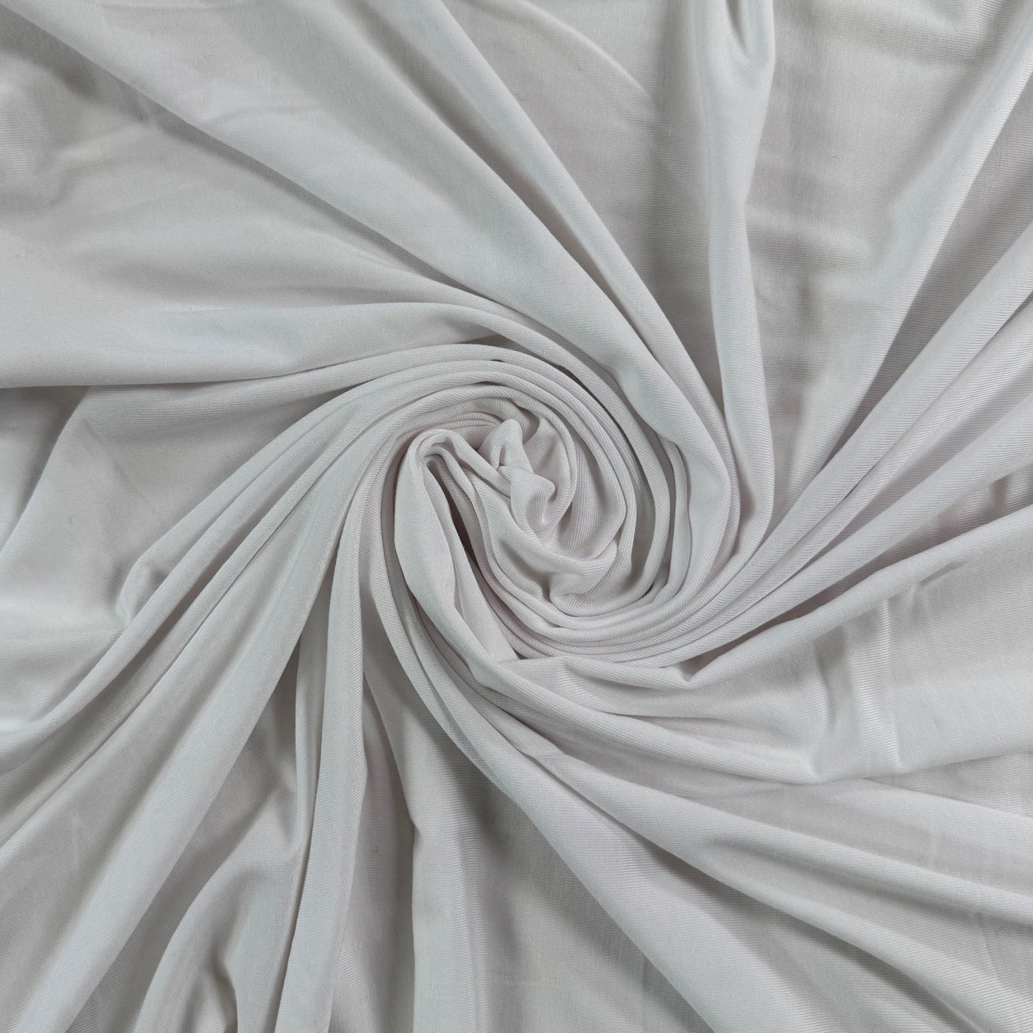 Bamboo Jersey Knit - White