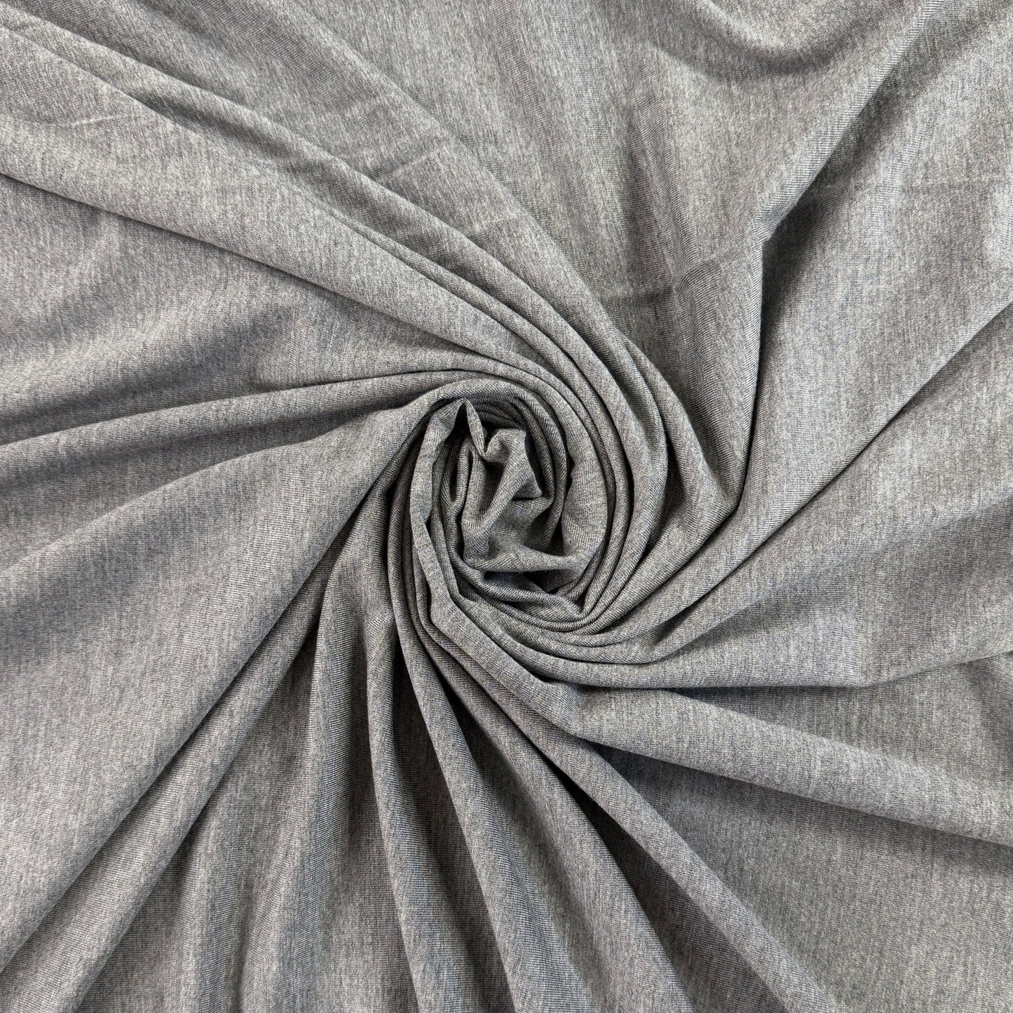 Bamboo Jersey Knit - Heather Grey