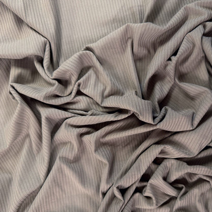 Bamboo Rib Knit - Taupe